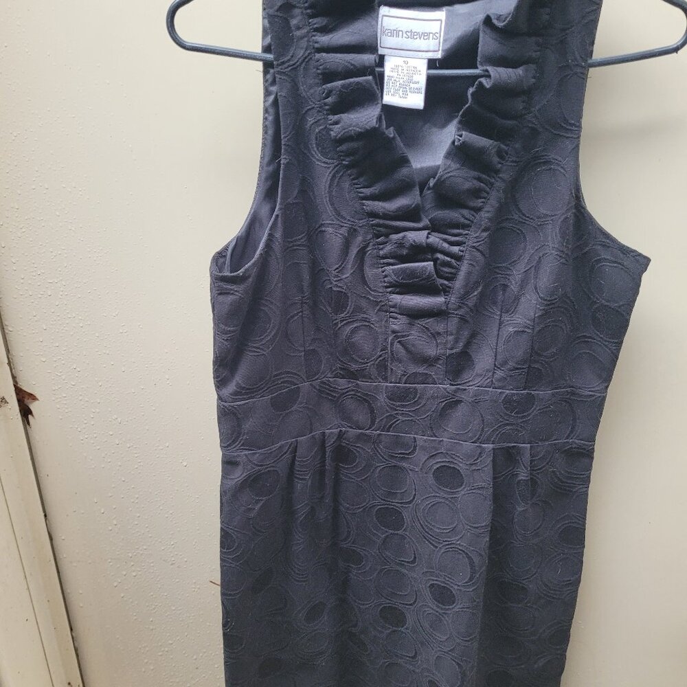 Karin Steven's Little Black Short Dress